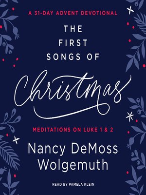 cover image of The First Songs of Christmas